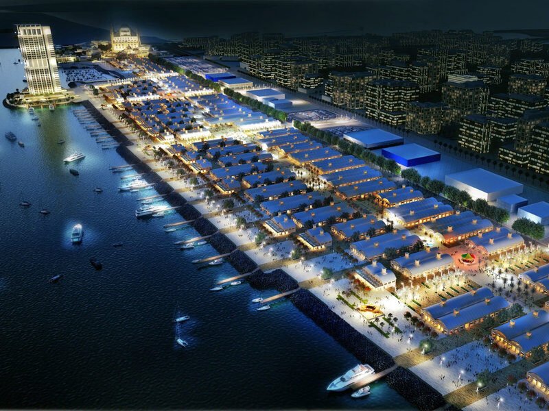 Nakheel Night Market and Hotel District Cooling